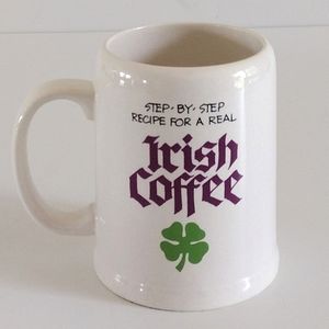 Funny 1987 Real Irish Coffee Step-by-Step Recipe 16 oz.